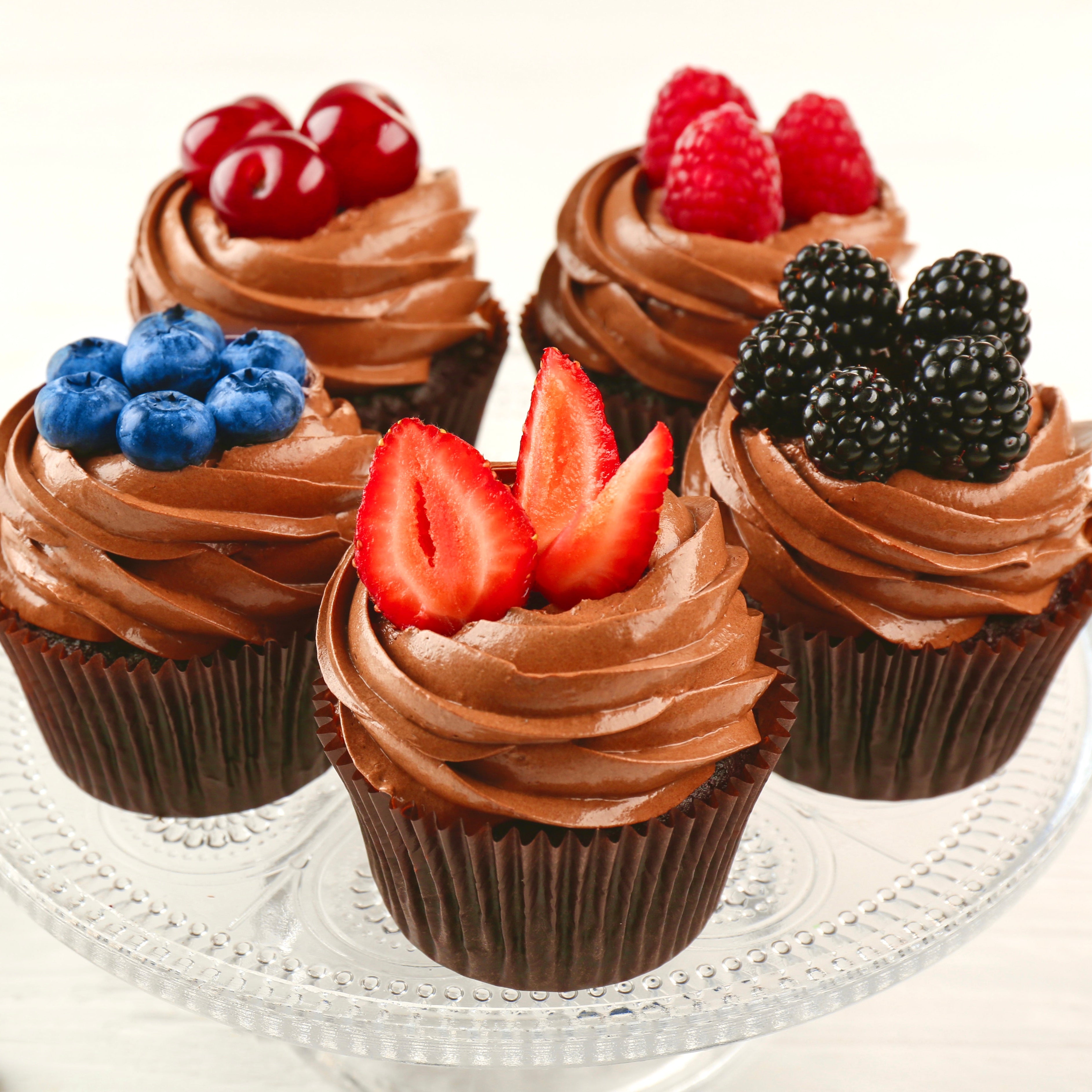 SUPERFOOD CHOCOLATE CUPCAKES- DOZEN