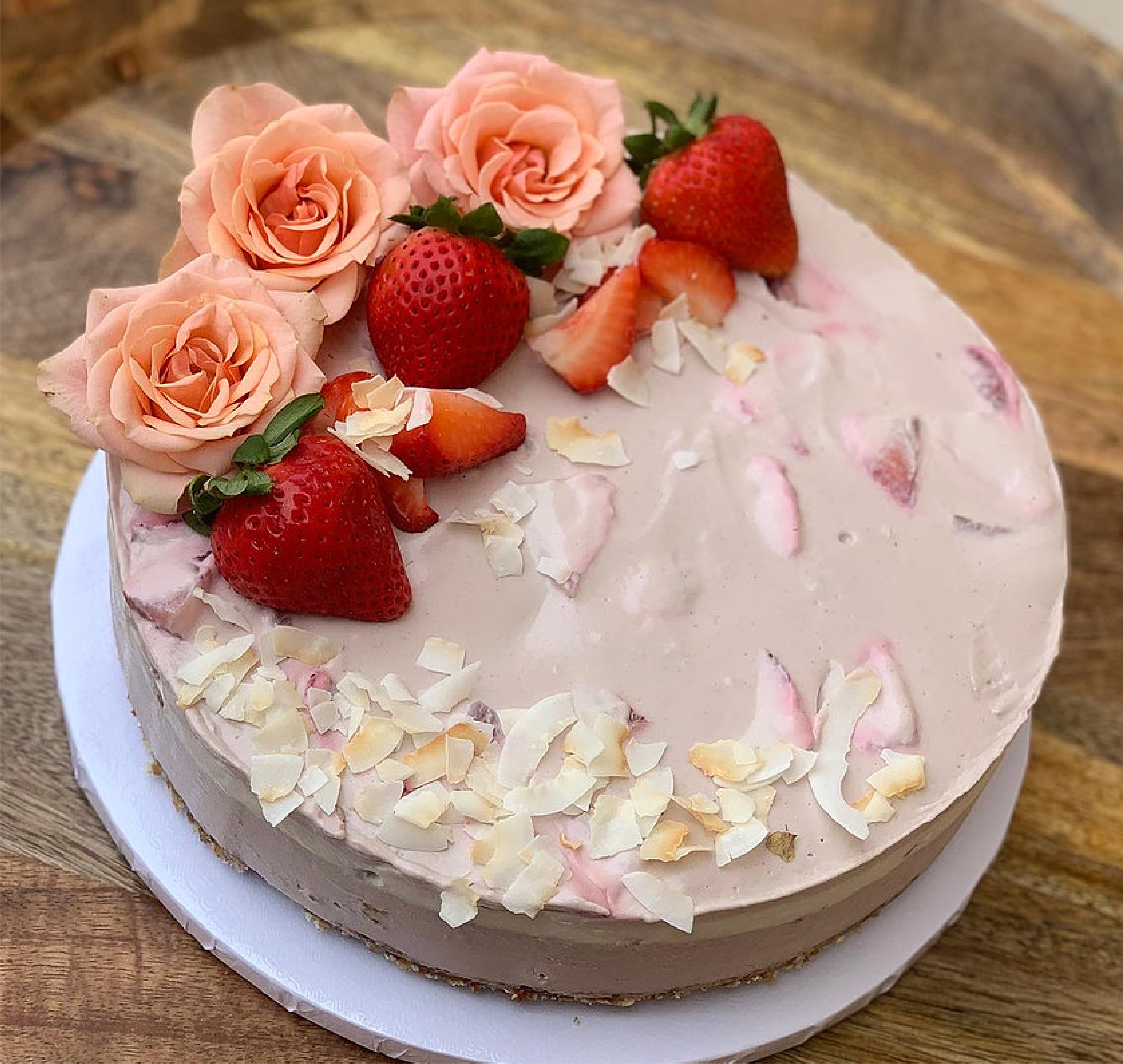 STRAWBERRY SHORTCAKE CHEESECAKE
